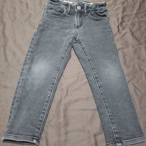 Gap Denim Jeans Black Slim Tough Durable Distressed Look 4T Size Brand New NWOT